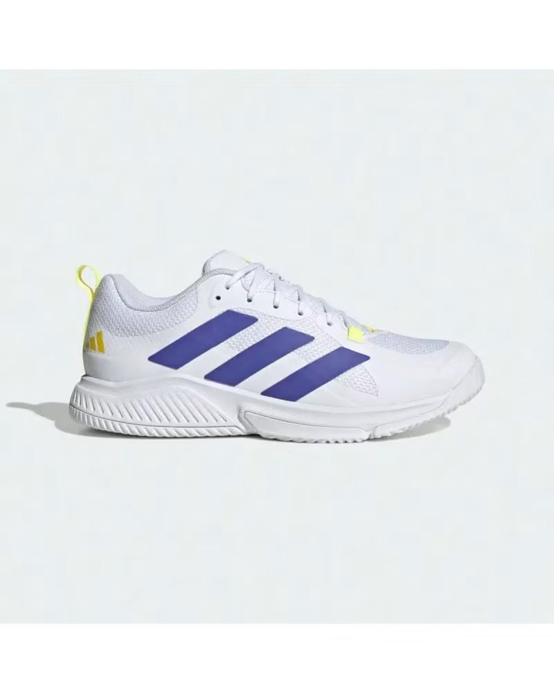 ADIDAS COURT TEAM 20 SNEAKER WEISS UND BLAU BLANCO