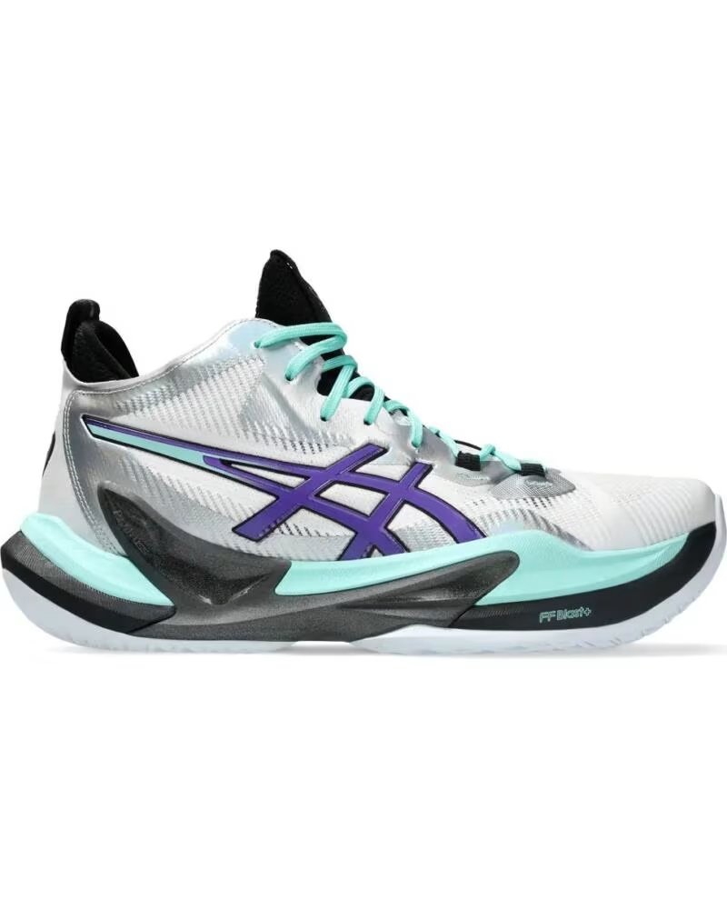 ASICS METARISE 2 SCHUHE SILBER UND LILA PLATINO PURO-VERDE PINO-VERDE STRIKE-NEGRO
