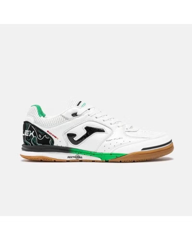 SAPATILHAS JOMA TOP-FLEX REBOUND BRANCAS E VERDES BLANCO