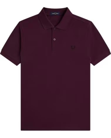 FRED PERRY POLO SLIM FIT PLUM