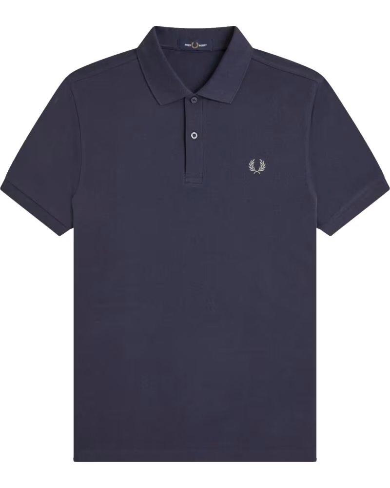 POLO SLIM FIT LISO FRED PERRY DARK AIRFORCE - SEAGRASS