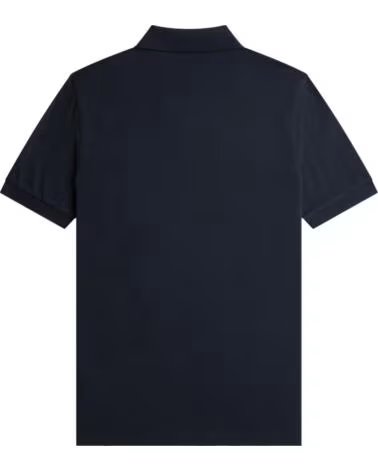 POLO SLIM FIT LISO FRED PERRY NAVY - RICH BROWN