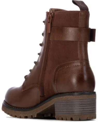 REFRESH BotIn de mujer 176203 Camel MARRóN