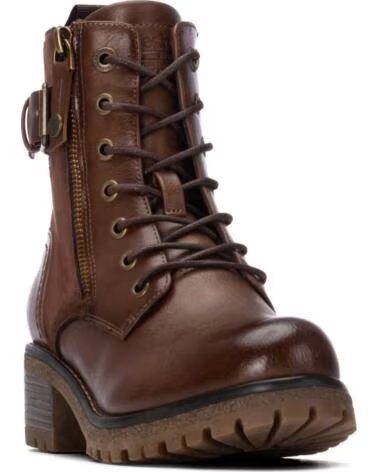 REFRESH BotIn de mujer 176203 Camel MARRóN