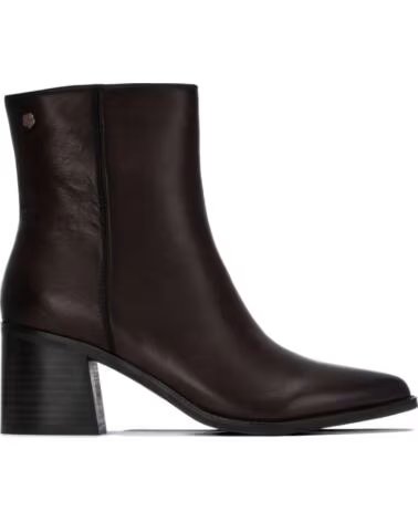 CARMELA 164133 BOTINES DE PIEL MARRONES PARA MUJER MARRON