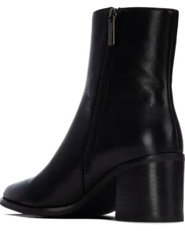 CARMELA 164133 STIVALETTI CON TACCO IN PELLE NERA NEGRO