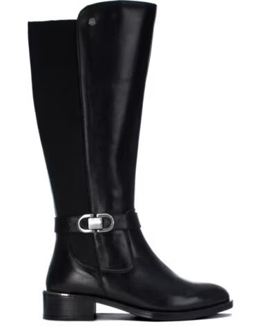 STIVALI ALTI CARMELA 164007 IN PELLE NEGRO