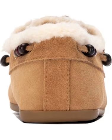 CARMELA 164186 MOCASINES DE PIEL CAMEL