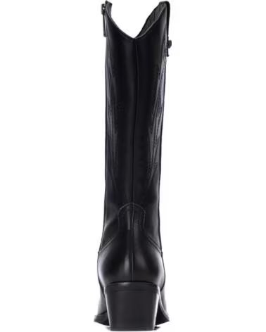 CARMELA 164388 BOTAS ALTAS ESTILO COWBOY DE PIEL NEGRO
