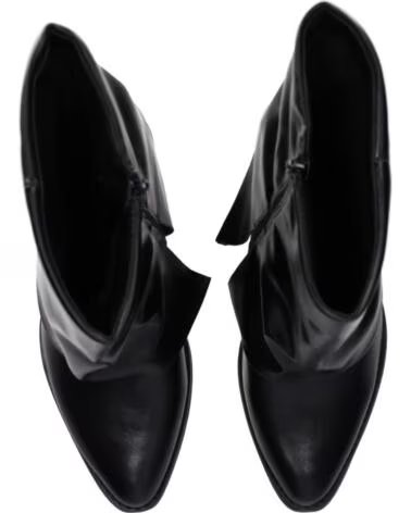CHIKA10 YANYAN 02 BOTAS DE PELE SINTÉTICA NEGRO-BLACK