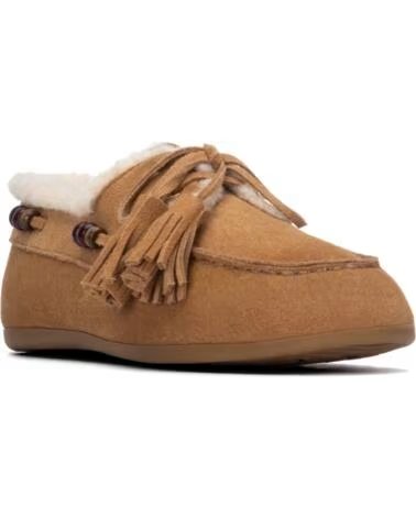 CARMELA 164186 MOCASINES DE PIEL CAMEL