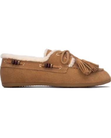 CARMELA 164186 MOCASINES DE PIEL CAMEL