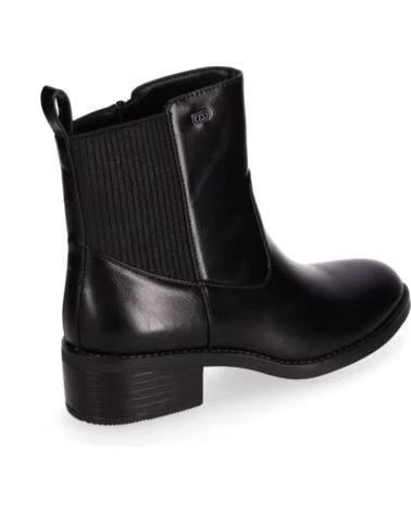 CHIKA10 ENARA 04 DAMEN STIEFELETTEN AUS KUNSTLEDER MIT MITTELABSATZ NEGRO-BLACK