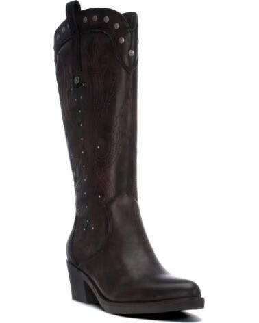 BOTAS ALTAS ESTILO TEXANO REFRESH 176149 CASTANHO MARRON
