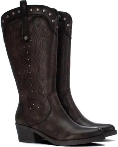 BOTAS ALTAS ESTILO TEXANO REFRESH 176149 CASTANHO MARRON