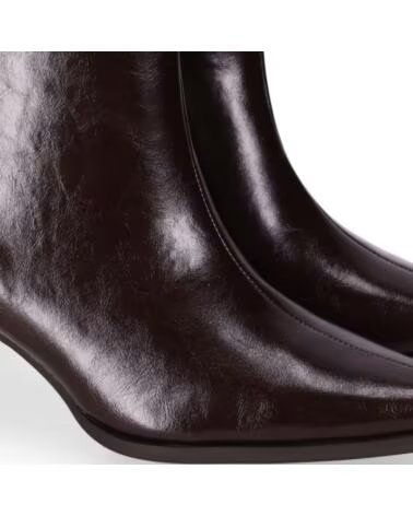 CHIKA10 CONSTANZA 02 STIVALETTI DA DONNA IN ECOPELLE TACCO MEDIO MARRONE MARRON-BROWN