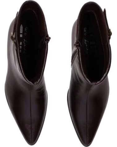 CHIKA10 CONSTANZA 02 STIVALETTI DA DONNA IN ECOPELLE TACCO MEDIO MARRONE MARRON-BROWN