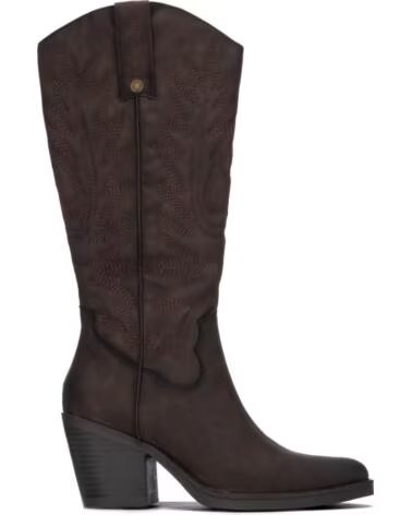 REFRESH 176154 BOTTES HAUTES STYLE COWBOY POUR FEMME EN MARRON