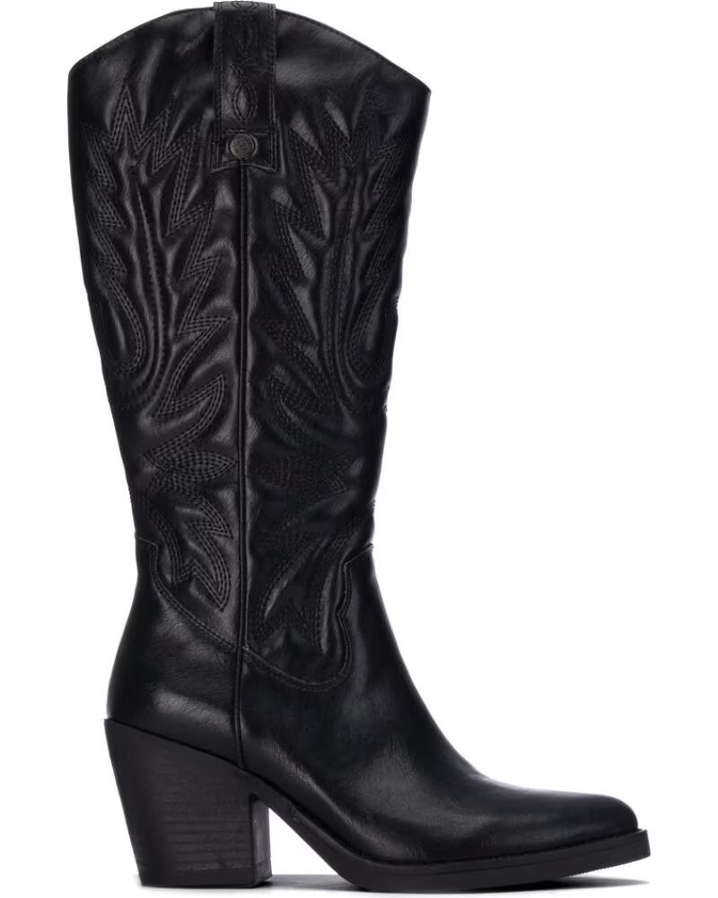 BOTAS ALTAS ESTILO TEXANO REFRESH 176154 PRETO NEGRO