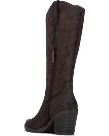 REFRESH 176154 BOTTES HAUTES STYLE COWBOY POUR FEMME EN MARRON