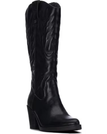 BOTAS ALTAS ESTILO TEXANO REFRESH 176154 PRETO NEGRO