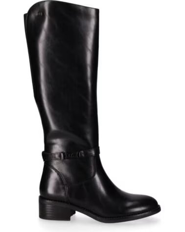 CHIKA10 ENARA 05 BOTA ALTA DE PELE SINTÉTICA PARA MULHER NEGRO-BLACK