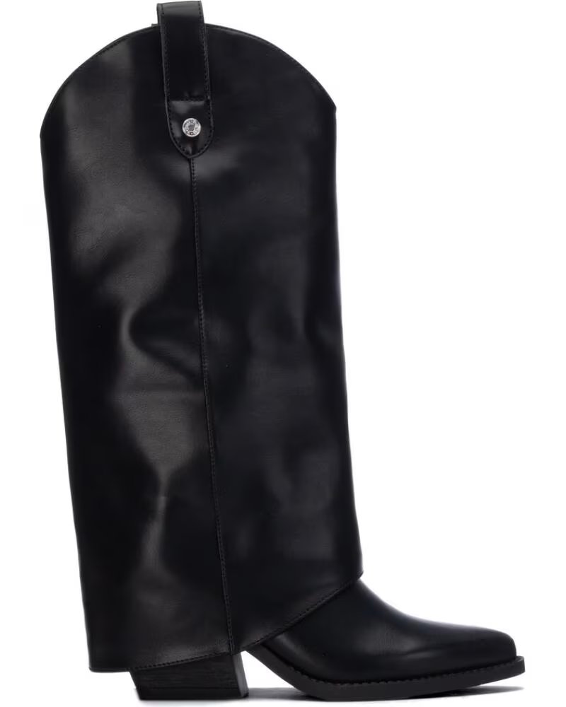REFRESH 176298 BOTTES HAUTES SANTIAGS POUR FEMME EN NOIR NEGRO