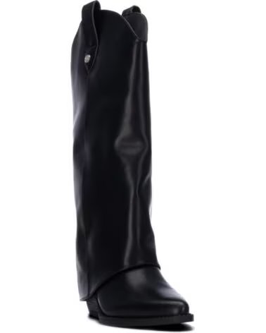 REFRESH 176298 BOTTES HAUTES SANTIAGS POUR FEMME EN NOIR NEGRO