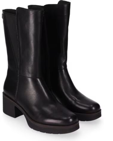 CHIKA10 RE NENUFAR 01 DAMEN LEDERSTIEFEL NEGRO-BLACK