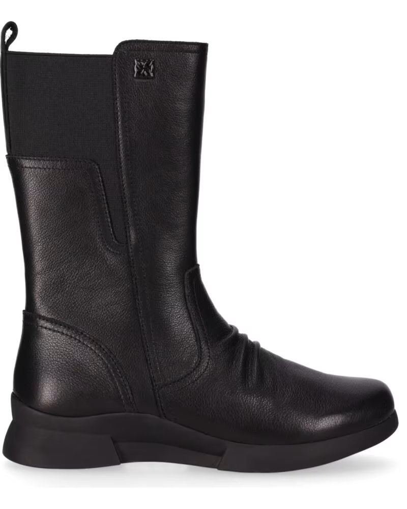 CHIKA10 RE JACARANDA 04 BOTAS DE PELE PRETAS PARA MULHER NEGRO-BLACK
