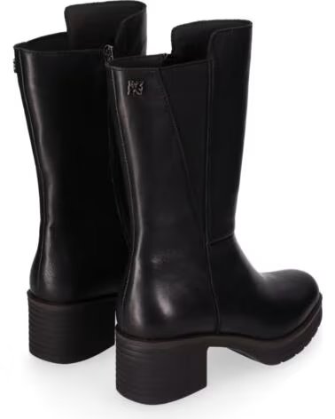 CHIKA10 RE NENUFAR 01 DAMEN LEDERSTIEFEL NEGRO-BLACK