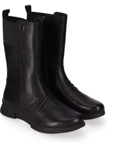 CHIKA10 RE JACARANDA 04 BOTAS DE PELE PRETAS PARA MULHER NEGRO-BLACK
