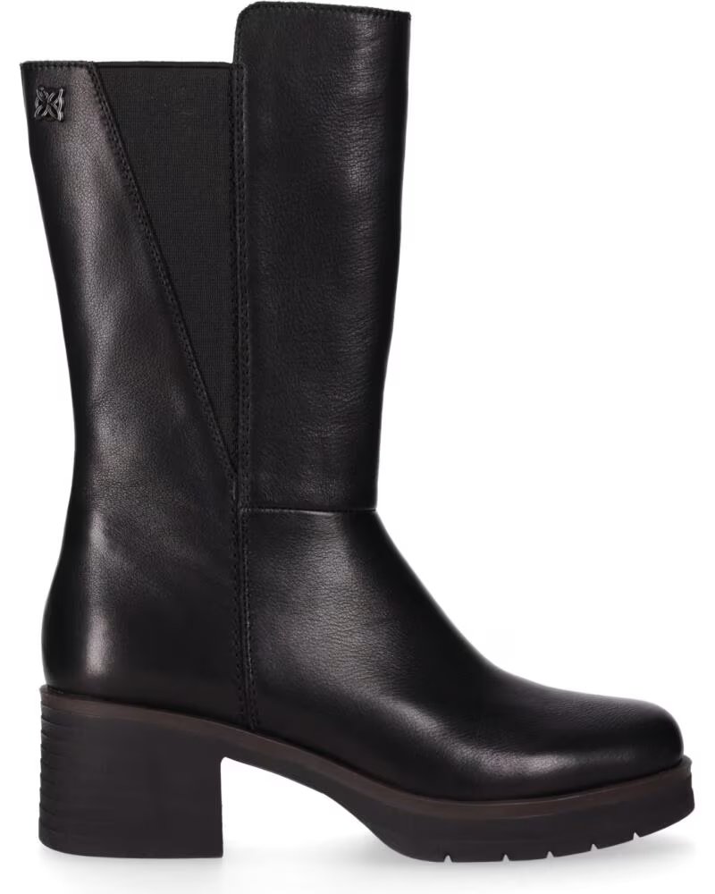 CHIKA10 RE NENUFAR 01 DAMEN LEDERSTIEFEL NEGRO-BLACK
