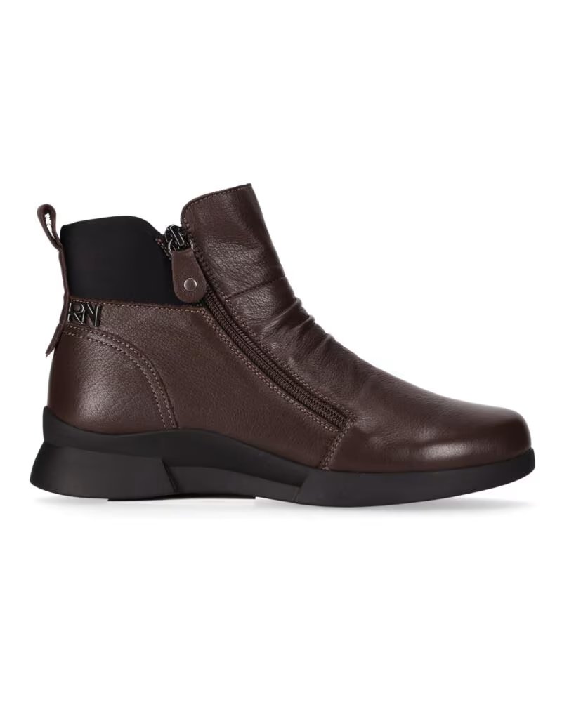 CHIKA10 RE JACARANDA 08 STIVALETTI IN PELLE DA DONNA MARRONE MARRON-BROWN