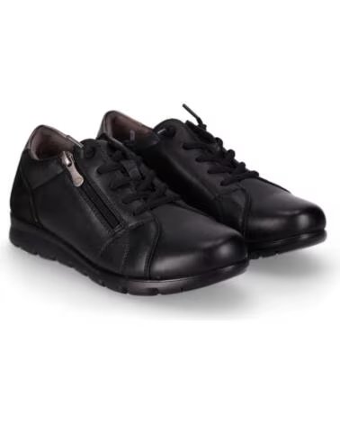 CHIKA10 ST AZULADO 01 NEGRO-BLACK ZAPATOS PIEL MUJER PLANO