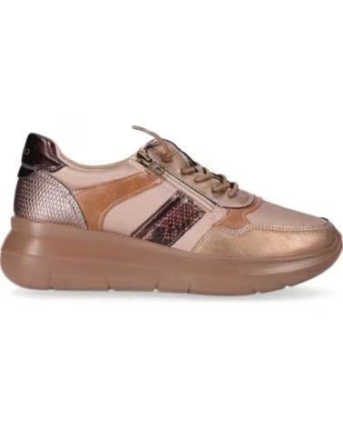 CHIKA10 ST MANDARIN 04 DEPORTIVOS TEJIDO CUÑA BAJA BEIGE BEIG-BEIGE
