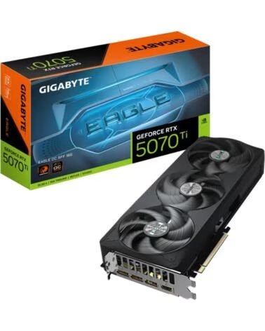 GIGABYTE SCHEDA GRAFICA RTX 5070 TI EAGLE OC SFF 16GB GDDR7 3X DP 1X HDMI PCI EXPRESS