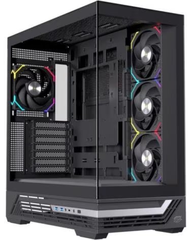 EINAREX BOITIER DE PC GAMER S800 ATX RGB VERRE TREMPE NOIR