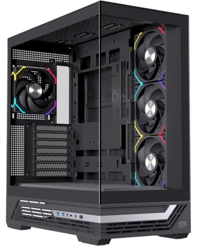 EINAREX GAMING PC GEHAEUSE S800 ATX RGB GEHÄRTETES GLAS SCHWARZ