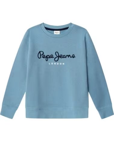 PEPE JEANS FELPA PER BAMBINI CON LOGO AZUL