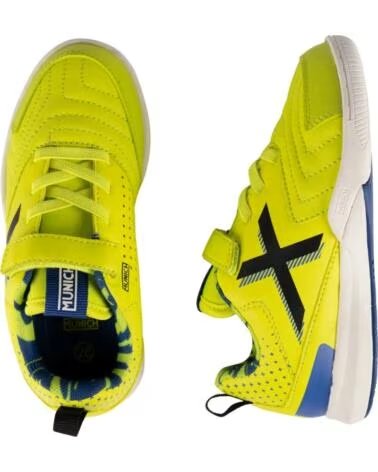 MUNICH ZAPATILLAS DE DEPORTE NIÑO AMARILLO