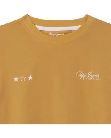 PEPE JEANS T-SHIRT MANICA CORTA BAMBINO GIALLO AMARILLO
