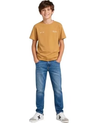 PEPE JEANS T-SHIRT MANICA CORTA BAMBINO GIALLO AMARILLO