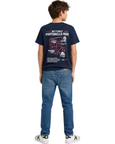 PEPE JEANS T-SHIRT MANICA CORTA BAMBINO AZUL