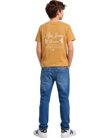 PEPE JEANS T-SHIRT MANICA CORTA BAMBINO GIALLO AMARILLO
