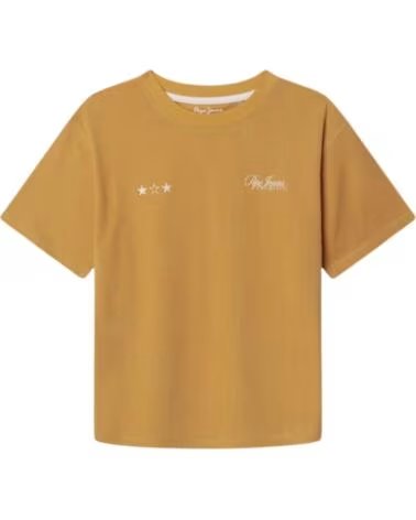 PEPE JEANS T-SHIRT MANICA CORTA BAMBINO GIALLO AMARILLO