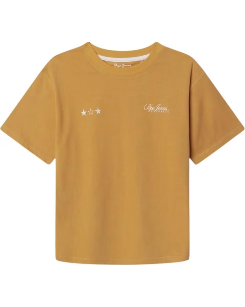 PEPE JEANS T-SHIRT MANICA CORTA BAMBINO GIALLO AMARILLO