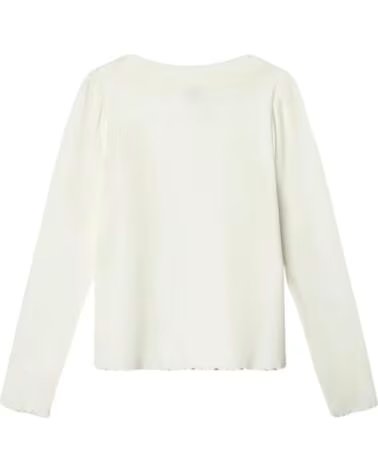 T-SHIRT FILLE MANCHES LONGUES BLANC PEPE JEANS BLANCO
