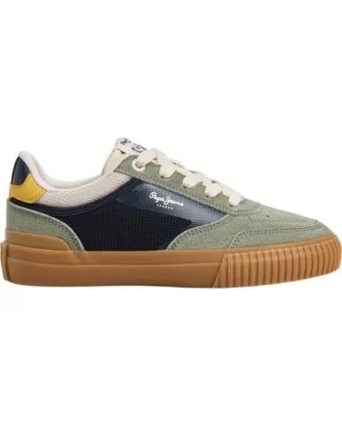 PEPE JEANS BASKETS MODE ENFANT VERT VERDE
