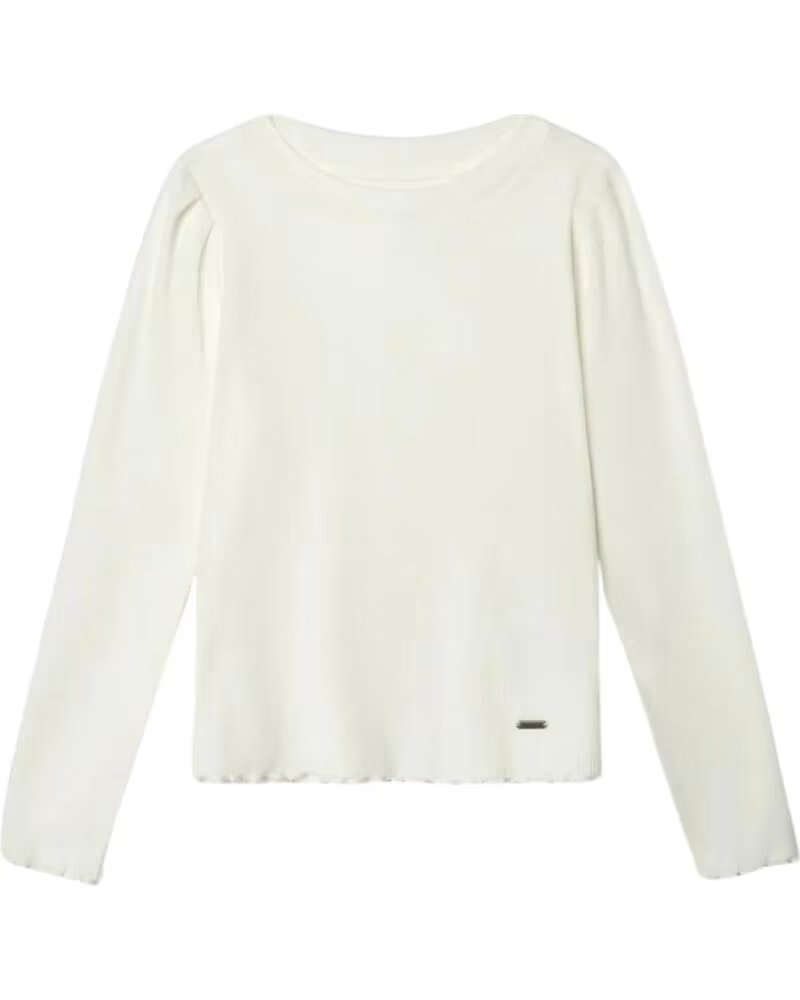 T-SHIRT FILLE MANCHES LONGUES BLANC PEPE JEANS BLANCO